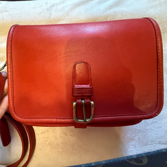 Vintage Coach Medium Saddle Pouch #9590 - Picture 2 of 10